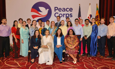 U.S. Ambassador Julie Chung Welcomes Peace Corps Volunteers to Sri Lanka in Historic Return