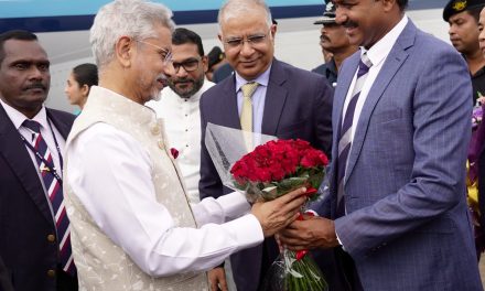 External Affairs Minister of India, Dr. S. Jaishankar arrived in Sri Lanka.