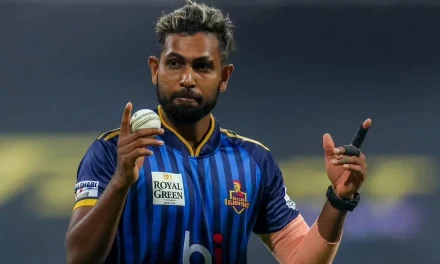 Fast bowler Nuwan Thushara has been ruled out of the India series after breaking his finger during a fielding practice session in Pallekelle yesterday